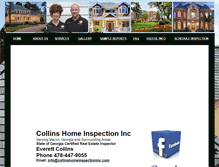 Tablet Screenshot of collinshomeinspectioninc.com